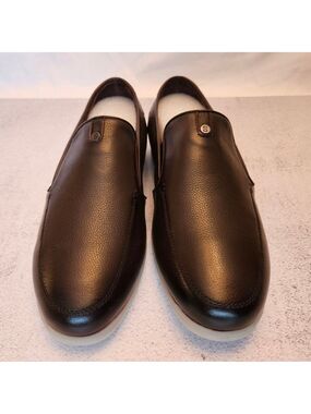 NIB Size 7 Men's Premium Calf Leather Dark Brown Loafers, Snover
